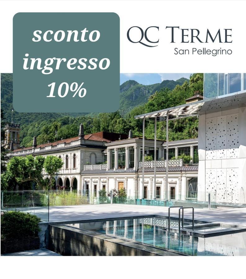 La Boheme, 2 Min Da Qc Terme, Free Parking Apartamento San Pellegrino Terme Exterior foto